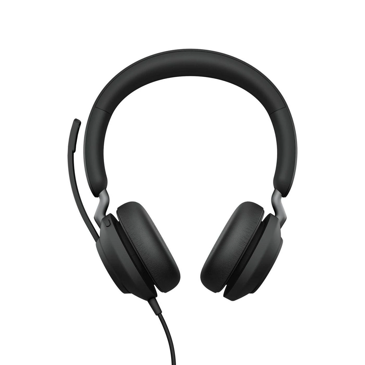 Jabra Evolve2 40 MS Stereo ausinės, Su laidu, Juodos