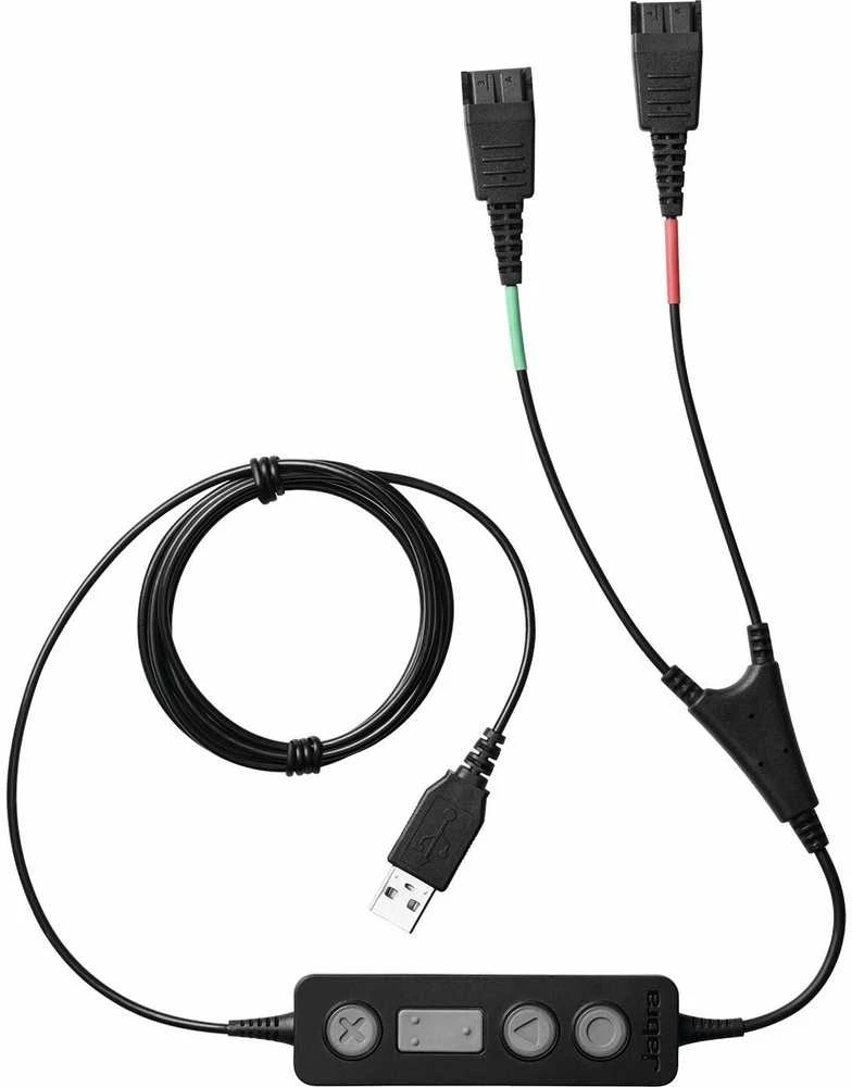„Jabra Link 265“ prižiūrėtojo kabelis – USB–2 QD jungtys