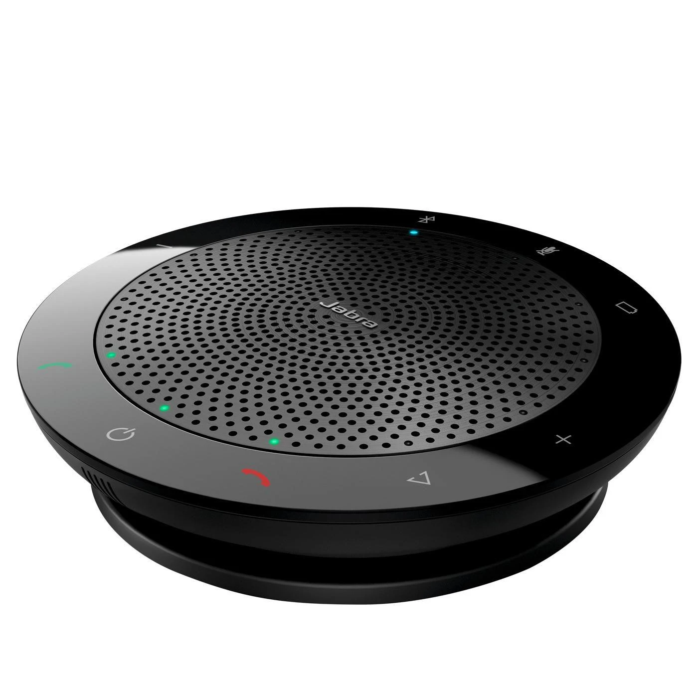 JABRA SPEAK 510 garsiakalbis, skirtas UC ir amp; BT USB konferencijos sprendimas 360 laipsnių mikrofono prijungimo ir atkūrimo nutildymo ir garsumo mygtukas