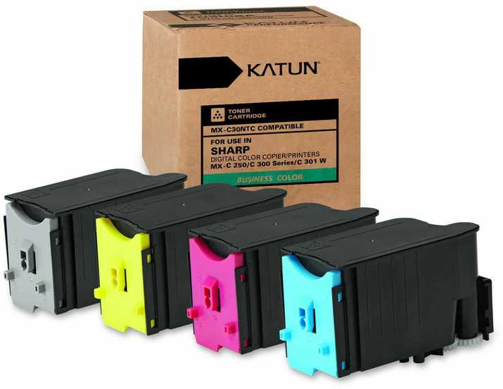 „Katun Juodas“ suderinama dažų kasetė MX-C30GTB (47897)