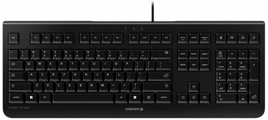 Klaviatūra Cherry KC1000 [BE] Juodas +++
