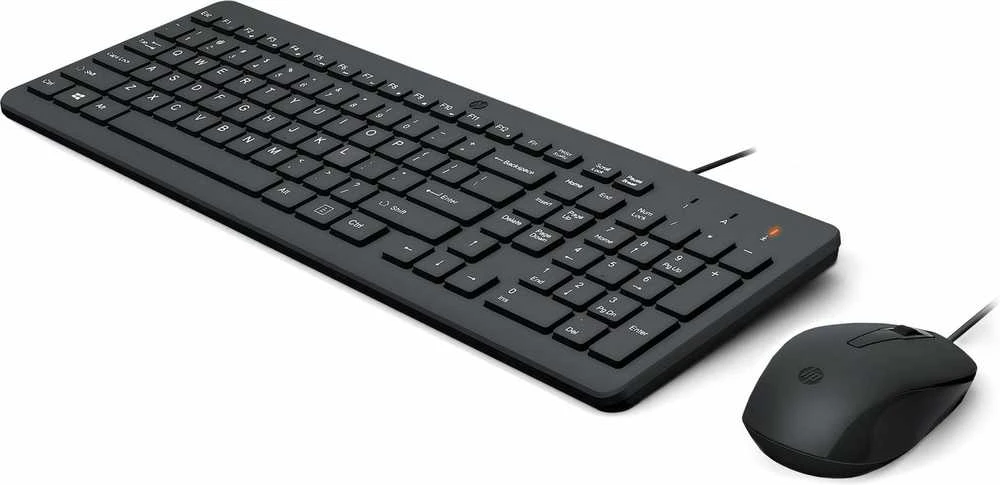 HP 150 USB su laidu Pelė Klaviatūra Combo - Juodas - US ENG