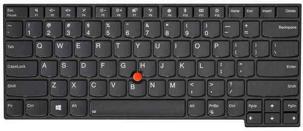 Lenovo Atsarginės dalys nešiojamiesiems kompiuteriams Klaviatūra