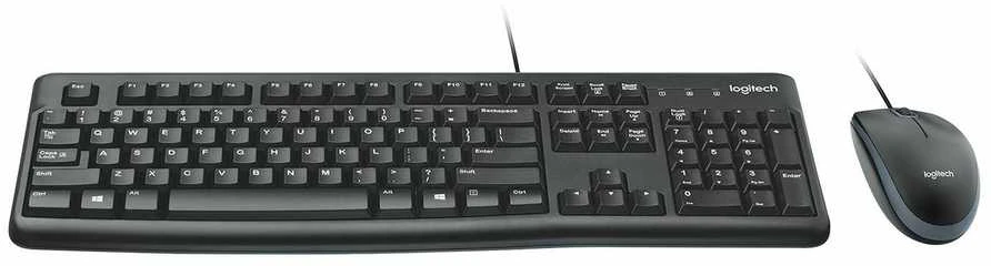 Klaviatūra Logitech MK120 combo, German su laidu