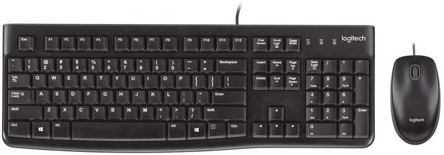Klaviatūra Logitech MK120 combo, German su laidu