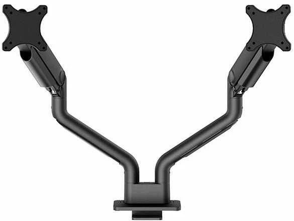 Laikiklis NEOMOUNTS PASIRINKITE STALO MONTAVIMĄ, DVIGUBAS EKRANAS (TOPFIX CLAMP & GROMMET)