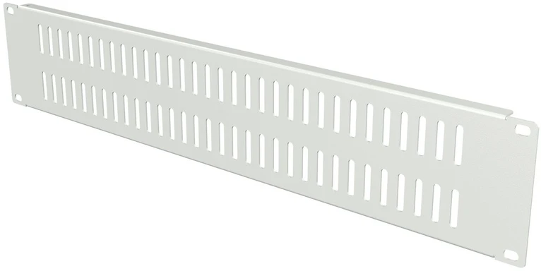 Lanview 2U 19" SCREW TYPE, VENTED BLANK PANEL Baltas