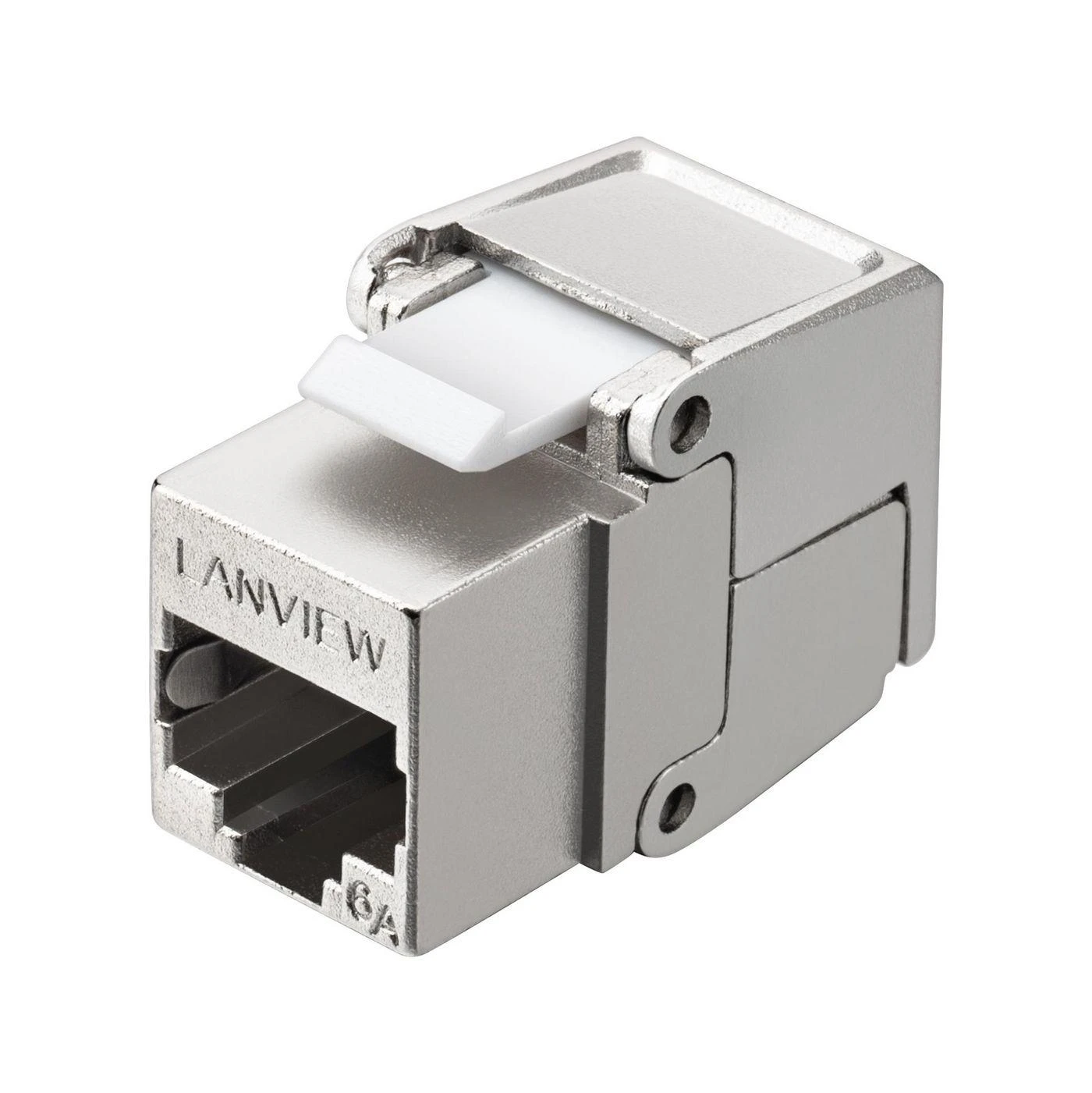 Lanview Cat6a ekranuotas atverčiamas lizdas