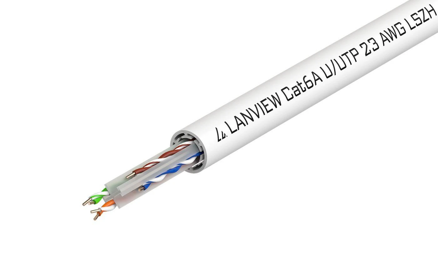 Lanview Cat6a U-UTP GRUBŲ tinklas