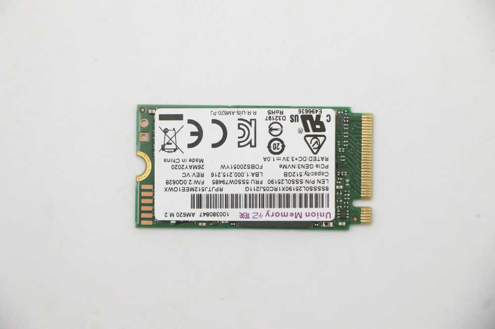 Dysk Lenovo 512G,M.2,2242,PCIe3x4,UM,STD