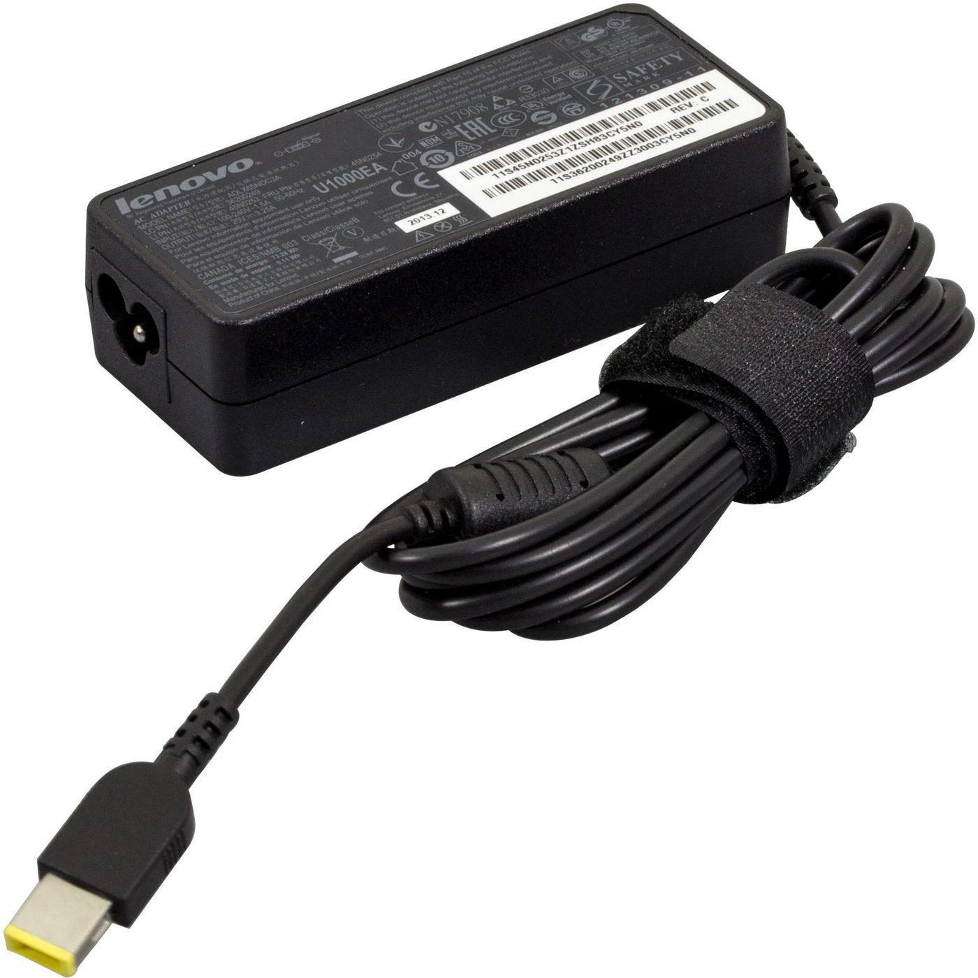Lenovo 65W įkroviklis su stačiakampiu kištuku
