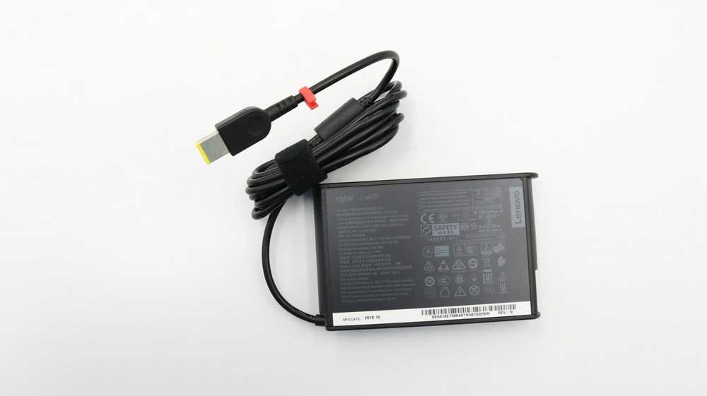Nešiojamojo kompiuterio maitinimo adapteris Lenovo Lenovo AC Adapteris Slim 135W 20VDC 3P (FRU00HM686)
