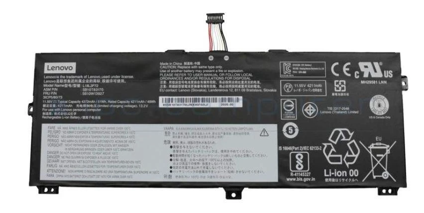Lenovo Baterija 3c, 50 Wh, ličio jonų, SMP (BYD)
