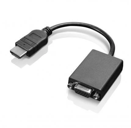 Adapteris AV Lenovo HDMI - D-Sub (VGA) juoda (03X7583)