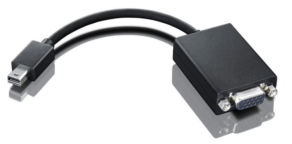 Adapteris AV Lenovo DisplayPort Mini - D-Sub (VGA) juoda (03X6865)