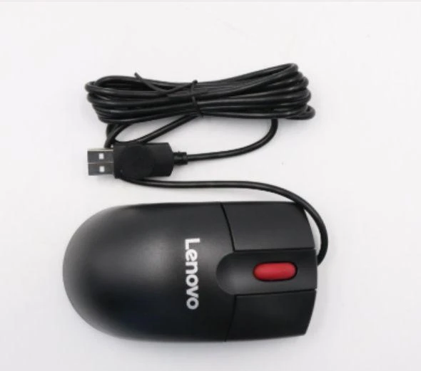 Pelė Lenovo Essential, Abiem rankoms, Optinis, USB A tipo, 1600 DPI, Juoda