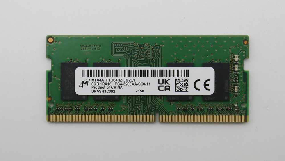 RAM Lenovo 8 GB DDR4 SODIMM atminties modulis