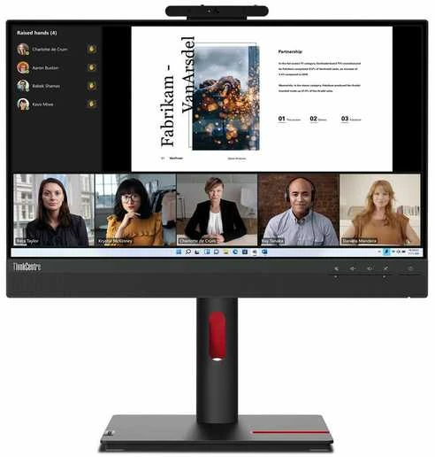 Lenovo TFT monitorius ThinkCentre TiO 22 Gen5 FHD IPS DP/CAM/SPK/HUB