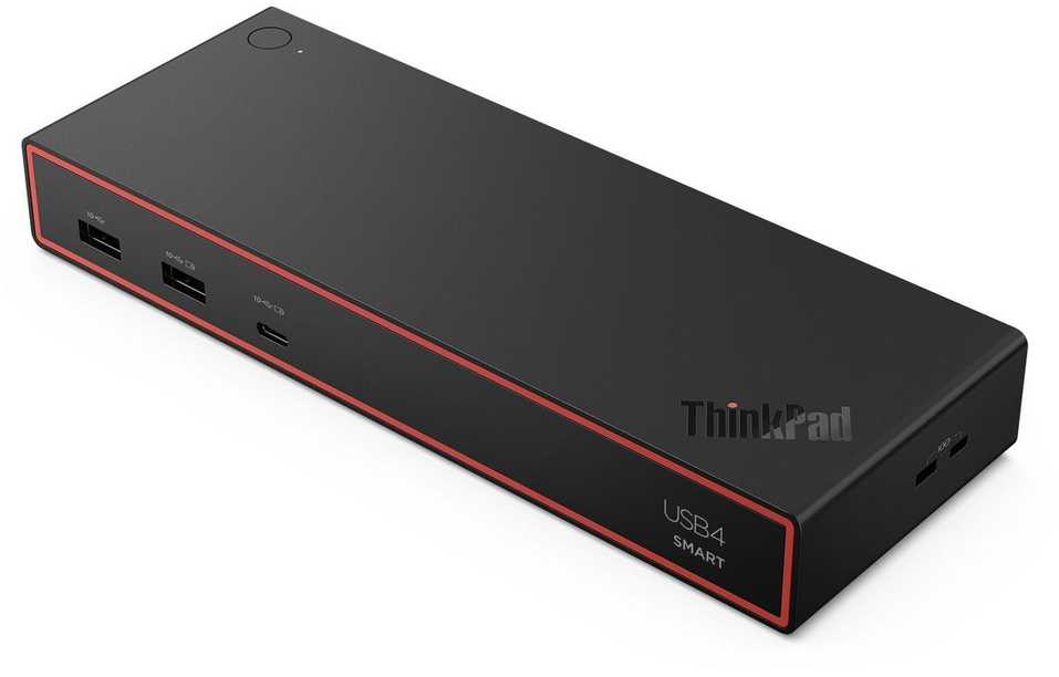 Lenovo „ThinkPad“ USB4 išmanusis dokas 5500, laidinis, juodas