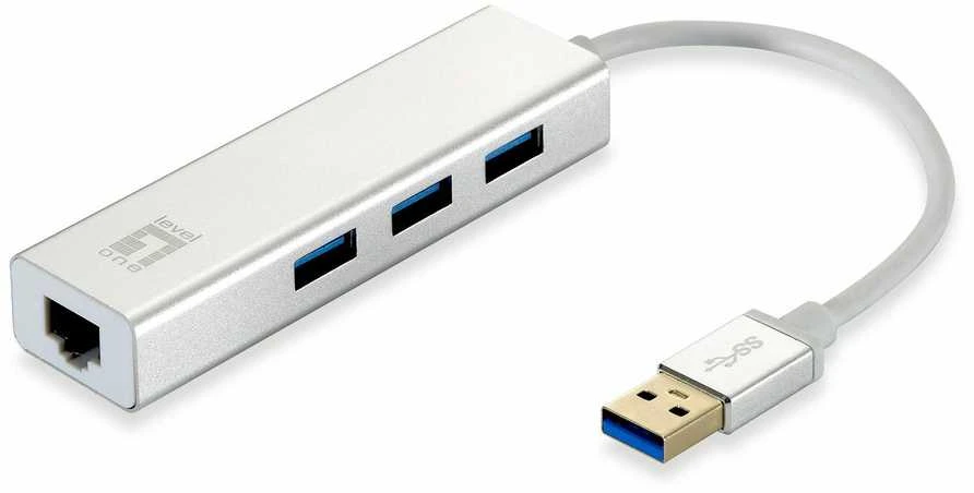 LevelOne USB-0504 šakotuvas su tinklo jungtimi