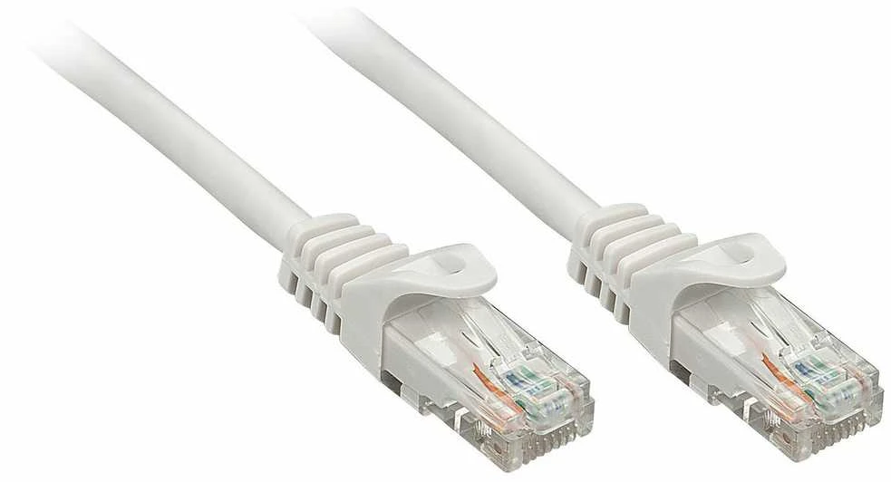 Tinklo Kabelis - LINDY Cat.6 U/UTP Tinklo Kabelis, RJ45, M/M, 250MHz, CCA, 0.3 m, Pilkas