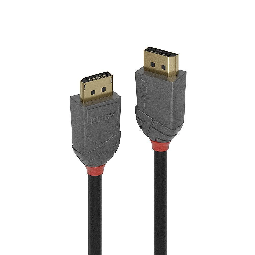 DisplayPort Kabelis - LINDY Anthra Line DisplayPort 1.1 Kabelis, M/M, 15 m, Juodas