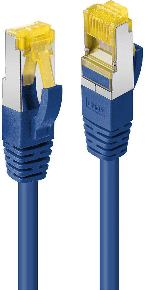 Tinklo Kabelis - LINDY RJ45 S/FTP LSZH Tinklo Kabelis, Cat.6A Kištukas, Cat.7 Neapdirbtas Kabelis, 20 m, Mėlynas