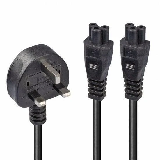 KABELIO MAITINIMO JK IKI 2 X IEC C5/2.5M 30428 LINDY