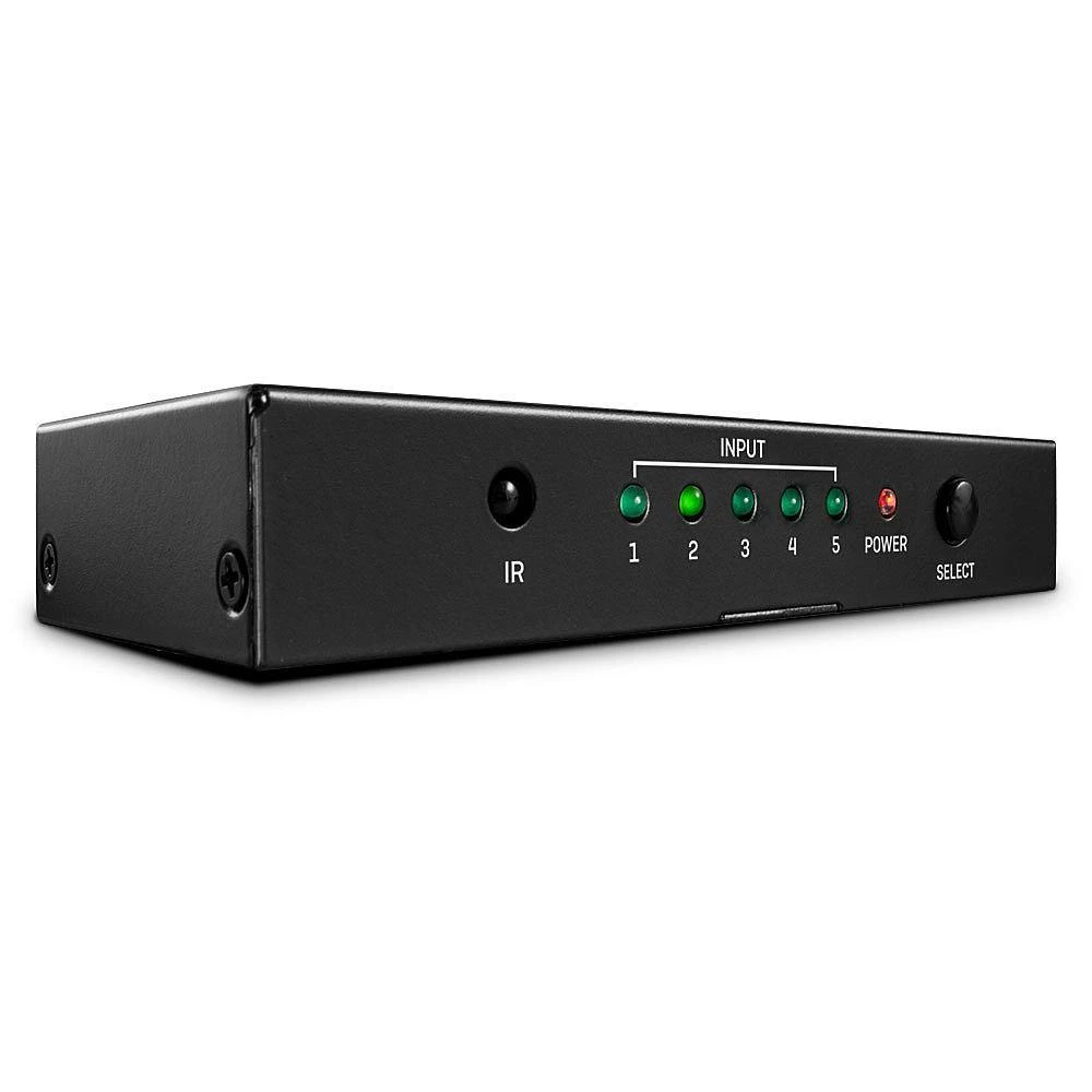 AV Jungiklis - LINDY 5 Prievadų HDMI 18G Jungiklis, 4K@60Hz, Juodas