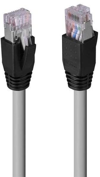 Tinklo Kabelis - LINDY Cat.6A U/FTP LSZH Tvirto Pagrindo Tinklo Kabelis, RJ45, M/M, 500MHz, 90 m, Pilkas