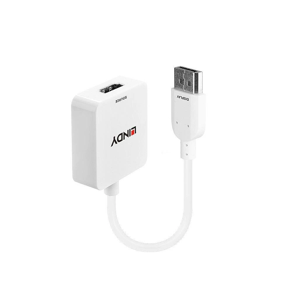 „Lindy“ HDMI į „DisplayPort 4K“ baltą