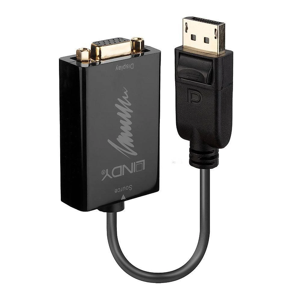 Lindy DisplayPort į VGA adapteris su trumpu laidu