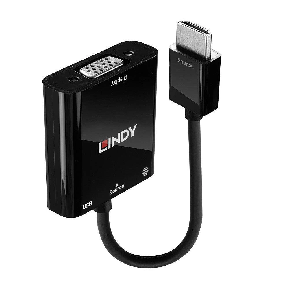 Garso Adapteris - LINDY HDMI į VGA ir Garso Keitiklis, 1920x1200@60Hz