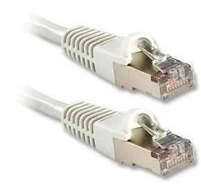Tinklo Kabelis - LINDY Cat.6A S/FTP LSZH Tinklo Kabelis, RJ45, M/M, 500MHz, 0.5 m, Baltas