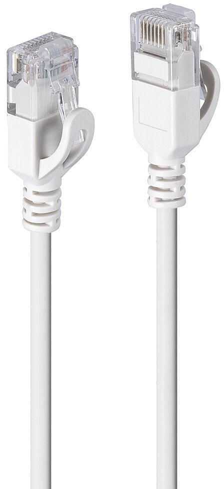 Tinklo Kabelis - LINDY Cat.6A U/UTP LSZH Ultra Slim Tinklo Kabelis, RJ45, M/M, 500MHz, 28AWG, 0.3 m, Pilkas