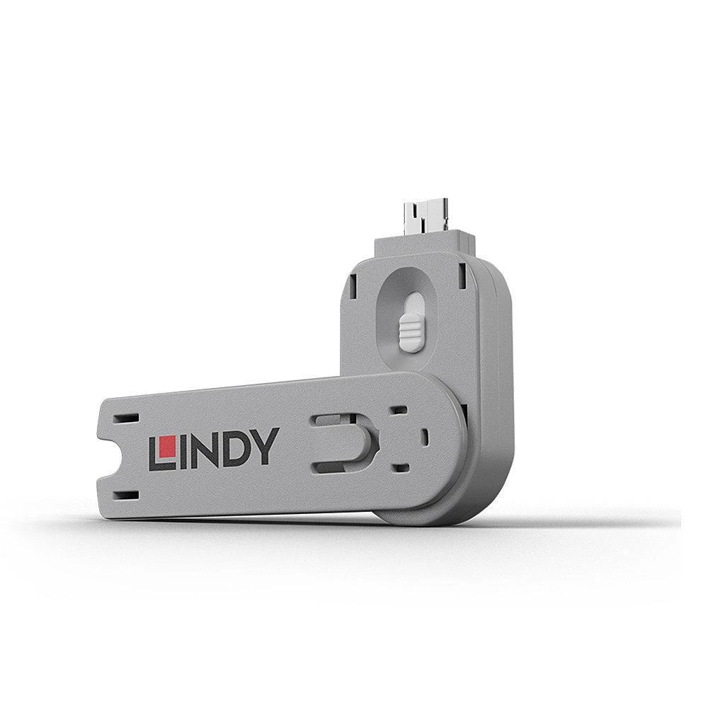 USB Jungties Blokatoriaus Raktas - Lindy Nr. 40624 USB Type A, Baltas