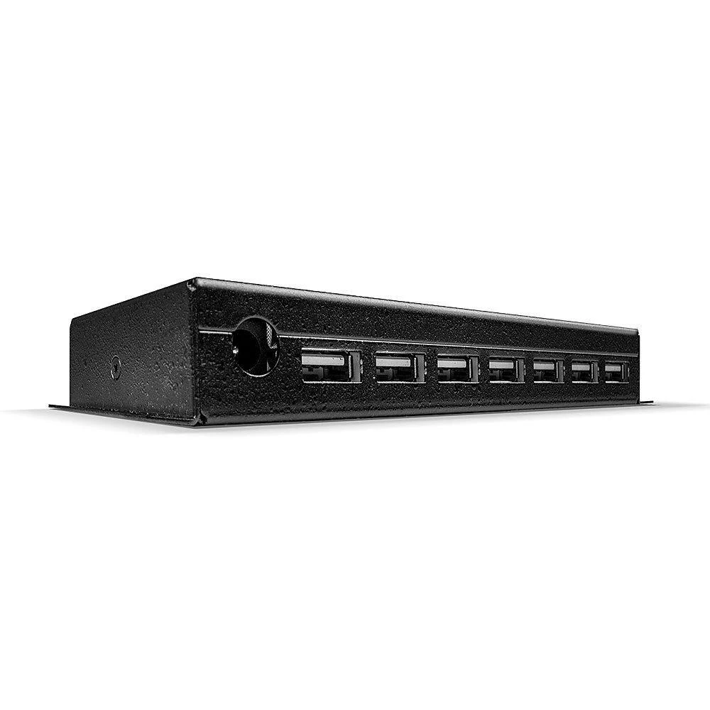 LINDY 7-port USB šakotuvas metaliniu korpusu