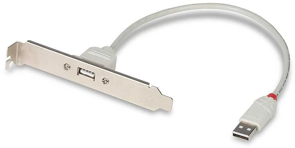 USB Jungties Laikiklis - Lindy USB 2.0 Dviguba A Tipo 480 Mbps