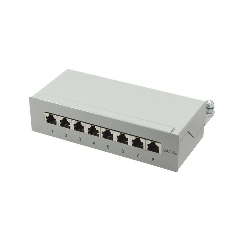 LogiLink Patchpanel kat. 6A, 8 prievadų, ekranuotas STP, rutulinis (NP0018)