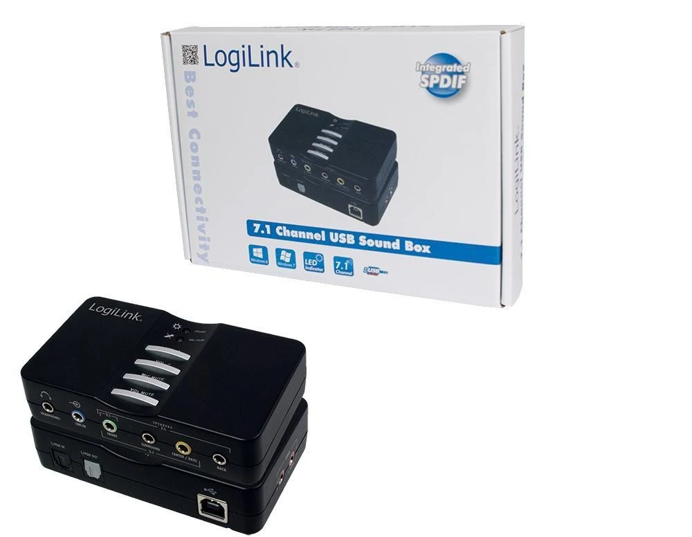 LogiLink Prisijungti | USB garso dėžutė 7.1 8 kanalų | UA0099
