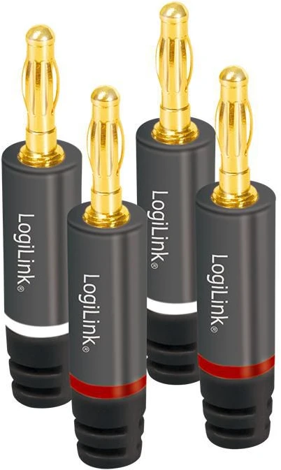 LogiLink audio, bananų kištukų rinkinys