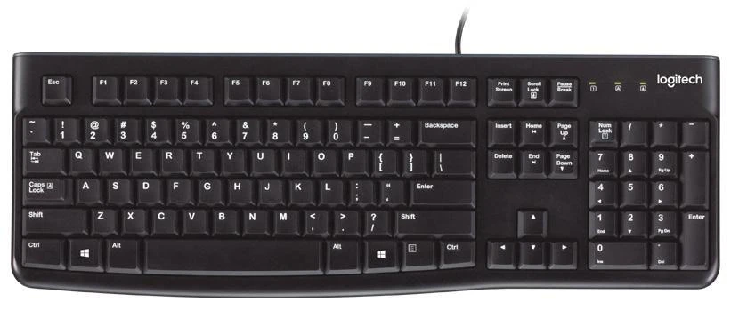 Logitech klaviatūra K120 su laidu, Ispanų