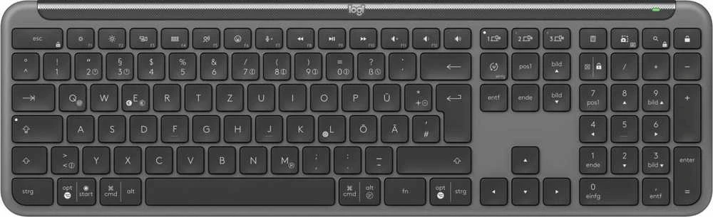 Klaviatūra „Logitech Signature Slim“ belaidės ausinės K950