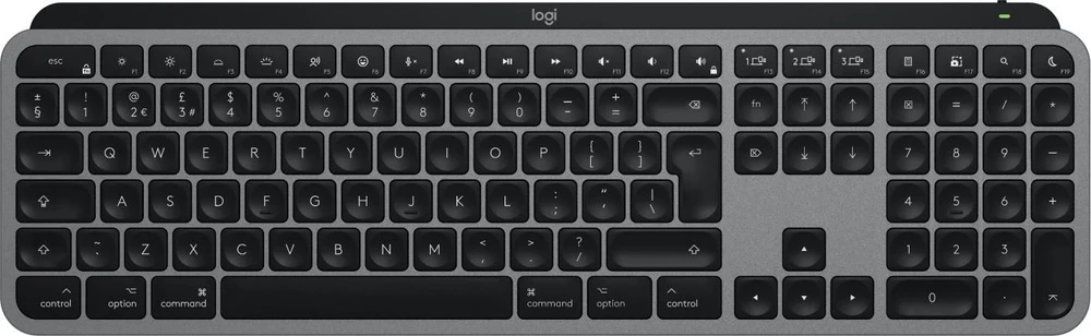 Klaviatūra Logitech MX KEYS S FOR MAC - SPACE Pilkas - UK - EMEA 28-935