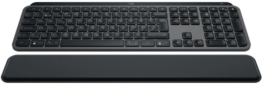 Belaidė klaviatūra Logitech MX Keys S, su atrama delnams, Išdėstymas: Šiaurės šalių (Qwerty)