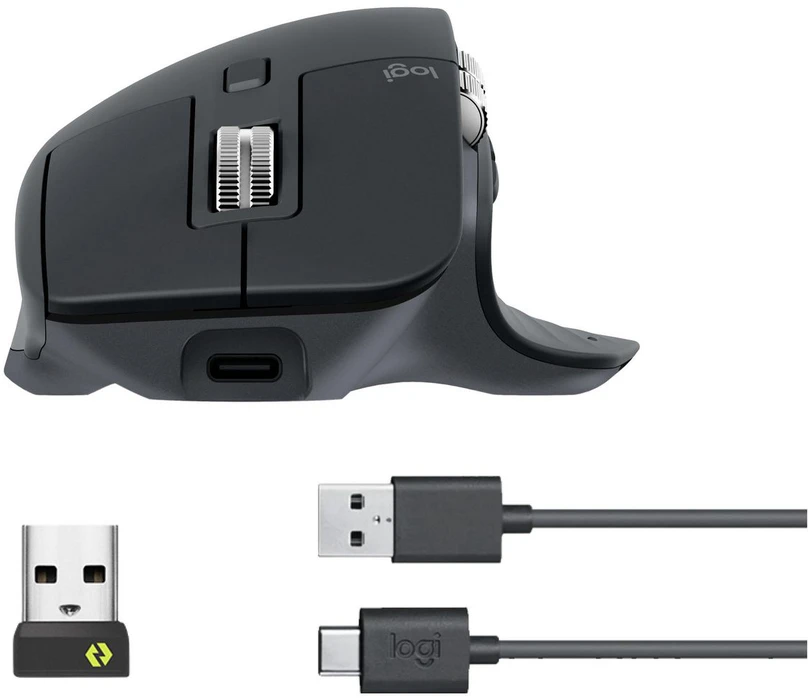 LOGITECH MX Master 3S Bluetooth pelė - grafito spalvos