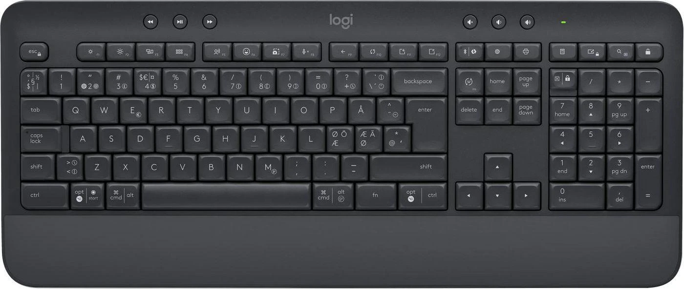 LOGITECH K650 SIGNATURE Bluetooth klaviatūra - GRAPHITE - NORDIC