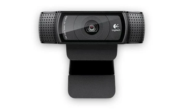Logitech HD Pro Webcam C920 - 1920 x 1080 pikselių - H.264 - USB 2.0 - Juodas - Clip - 1.8 m