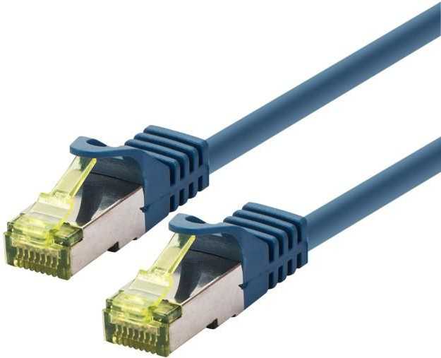 Wentronic Goobay CAT 6A S/FTP LAN pataisymo laido kabelis, mėlynas, 30 m