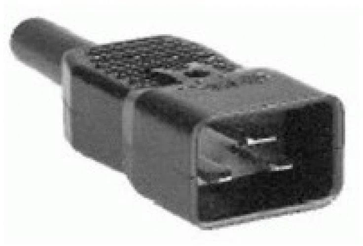 Coferro Cables „Mercodan“ – maitinimo kabelis – IEC 320 EN 60320 C20 į IEC 320 EN 60320 C13 – AC 250 V – juodas